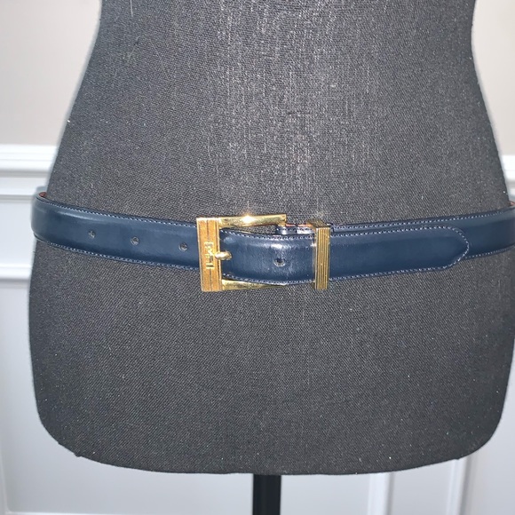 Ralph Lauren Navy Belt-Large - Picture 1 of 4